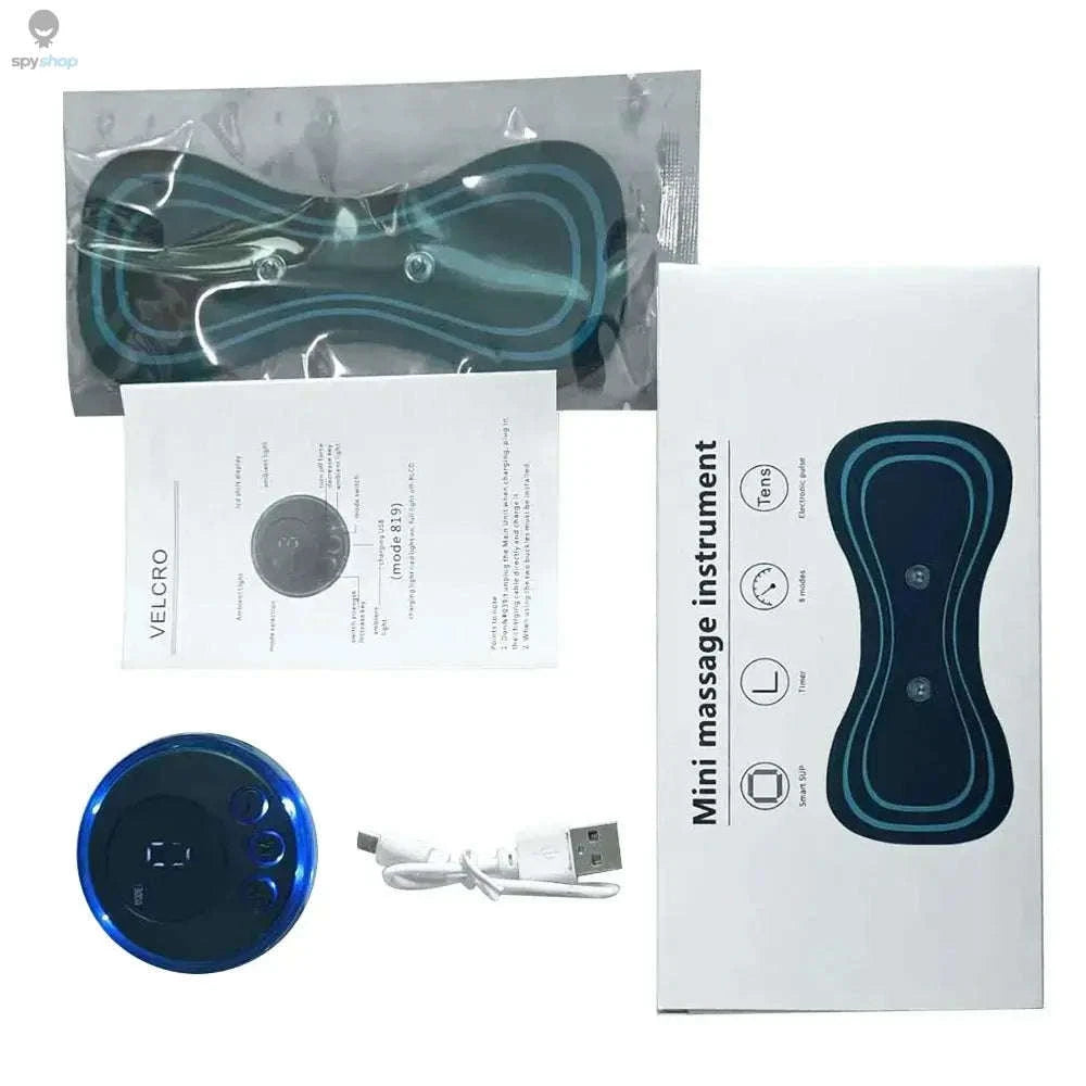 Electric EMS Neck Massager – Heated Pulse Therapy for Neck and Shoulder Relief-with remote control