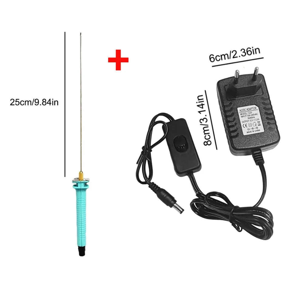 Electric Foam Cutter Pen Hot Wire Tool Fast Heating 110-240V-25cm US Plug / United States