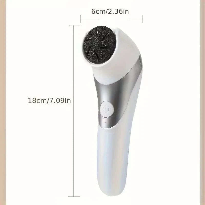 Electric Foot Callus Remover Rechargeable Pedicure Grinder Tool-White 1 / United States