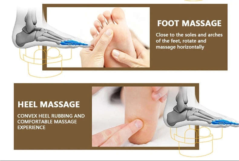 Electric Foot Massage Machine with Heat and Deep Kneading-black / United States / 110 V|US Plug