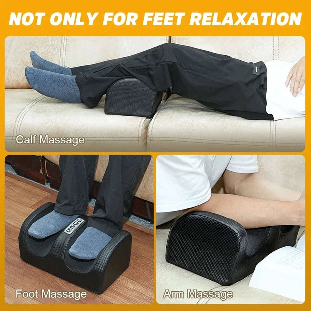 Electric Foot Massager Shiatsu Deep Kneading Relief-Balck / US Plug