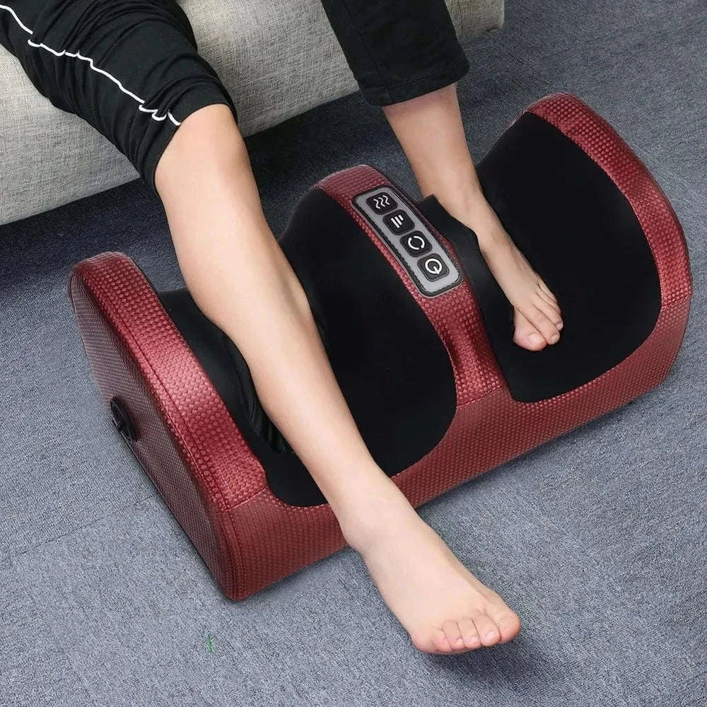 Electric Foot Massager Shiatsu Deep Kneading Relief-Balck / US Plug
