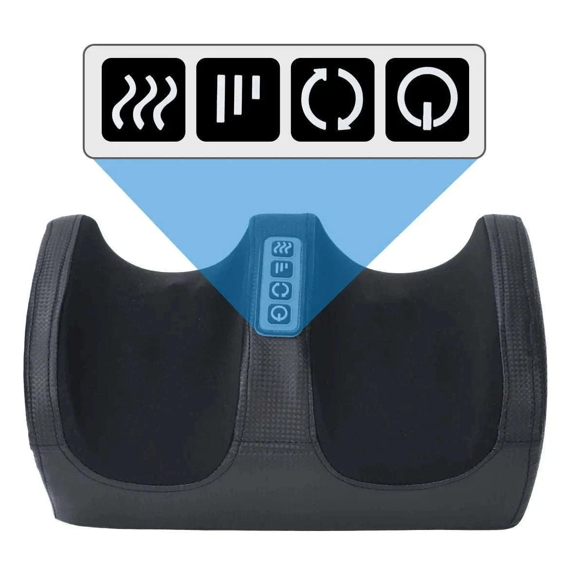 Electric Foot Massager Shiatsu Deep Kneading with Heat-Balck / US Plug