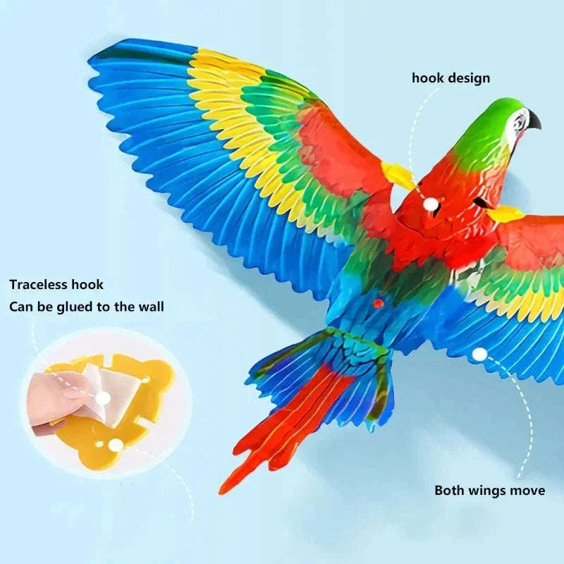 Electric Hanging Bird Cat Toy-eagle-Upgraded