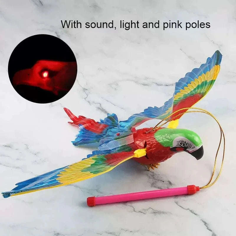 Electric Hanging Bird Cat Toy for Active Indoor Play-eagle-Upgraded