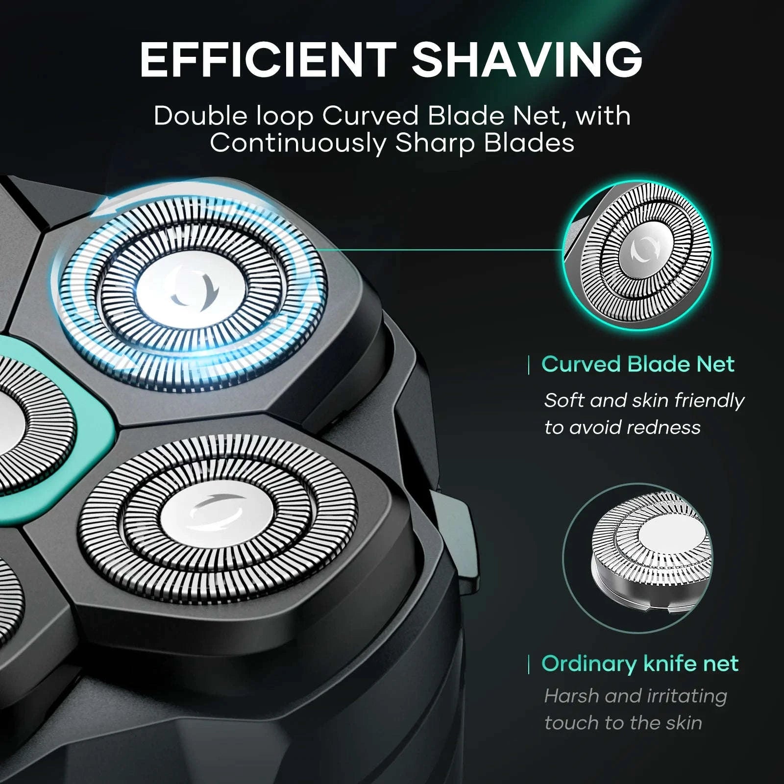Electric Head Shaver for Smooth, Fast Bald Shaving-Head shaver / spain