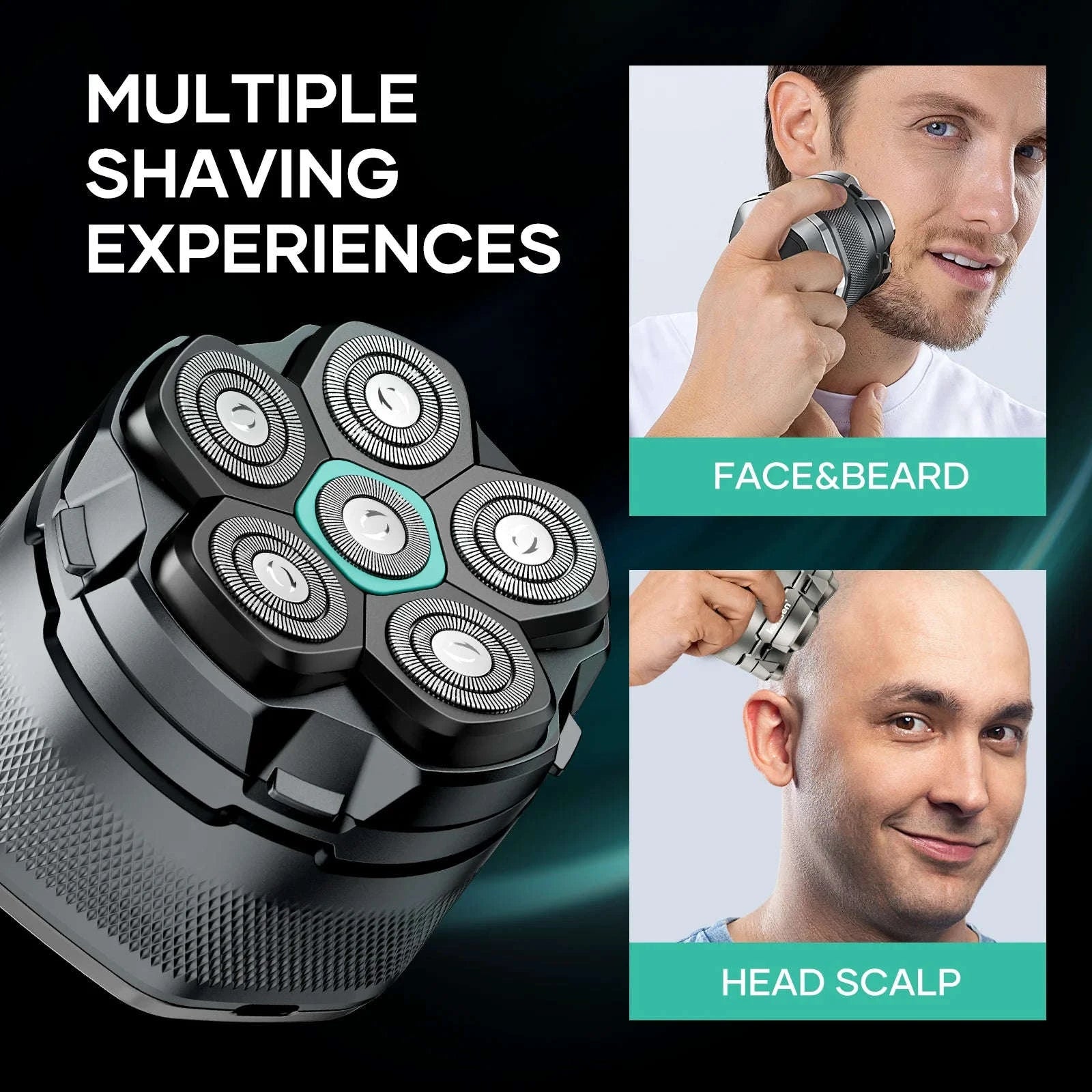 Electric Head Shaver for Smooth, Fast Bald Shaving-Head shaver / spain