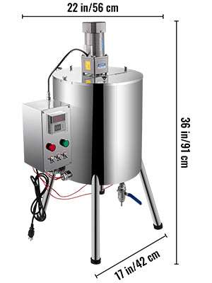 Electric Heating Mixing Filling Machine 15L/30L Lipstick Filler-30L Capacity / United States