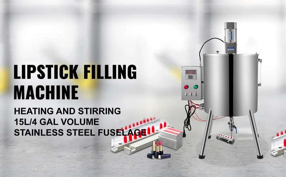 Electric Heating Mixing Filling Machine 15L/30L Lipstick Filler-30L Capacity / United States