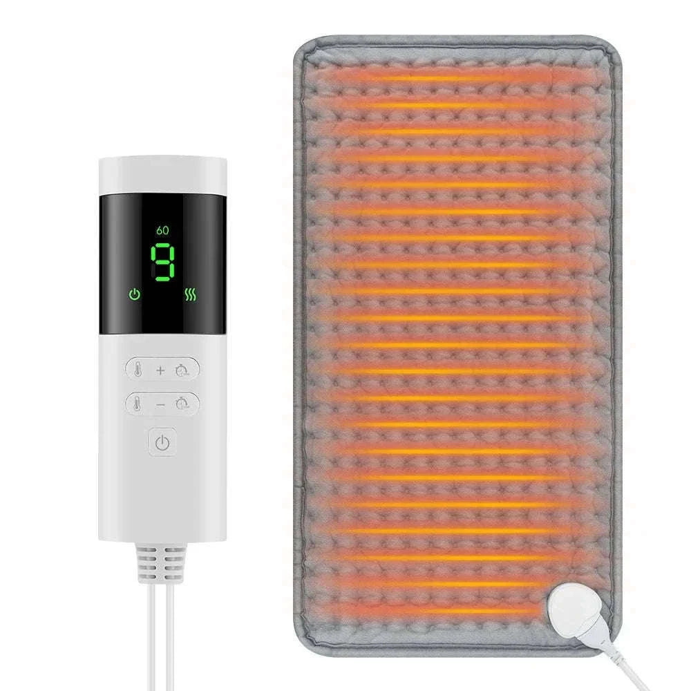 Electric Heating Pad with 9 Heat Levels and Timer-EU Plug 220-240V