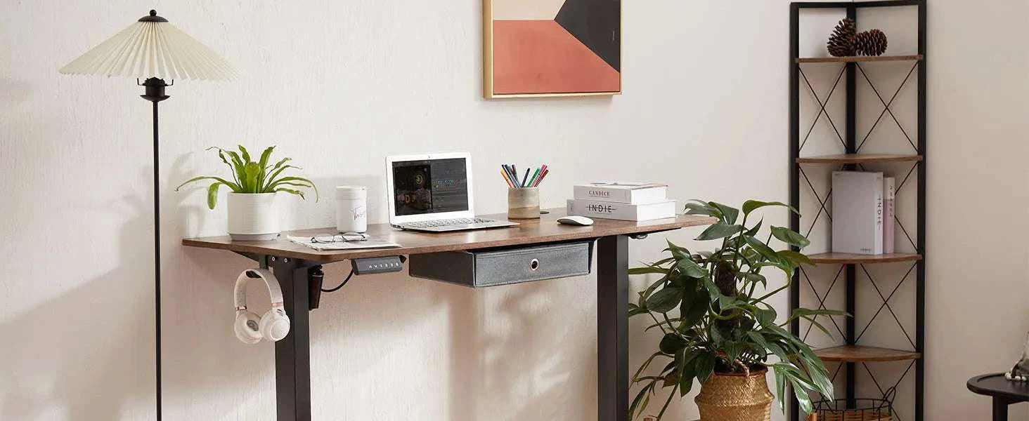 Electric Height Adjustable Standing Desk with Memory Settings-48IN OAK / United States