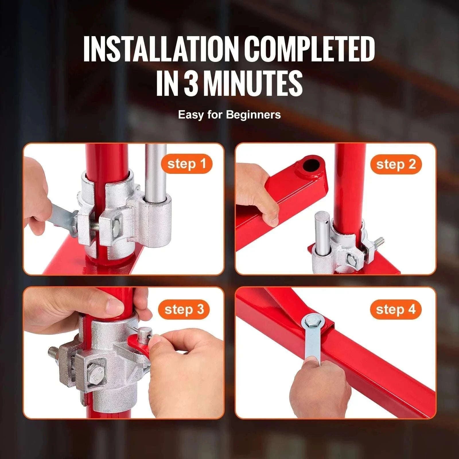 Electric Hoist Support Arm 660lbs Capacity with 180° Swing-750-1150mm / france