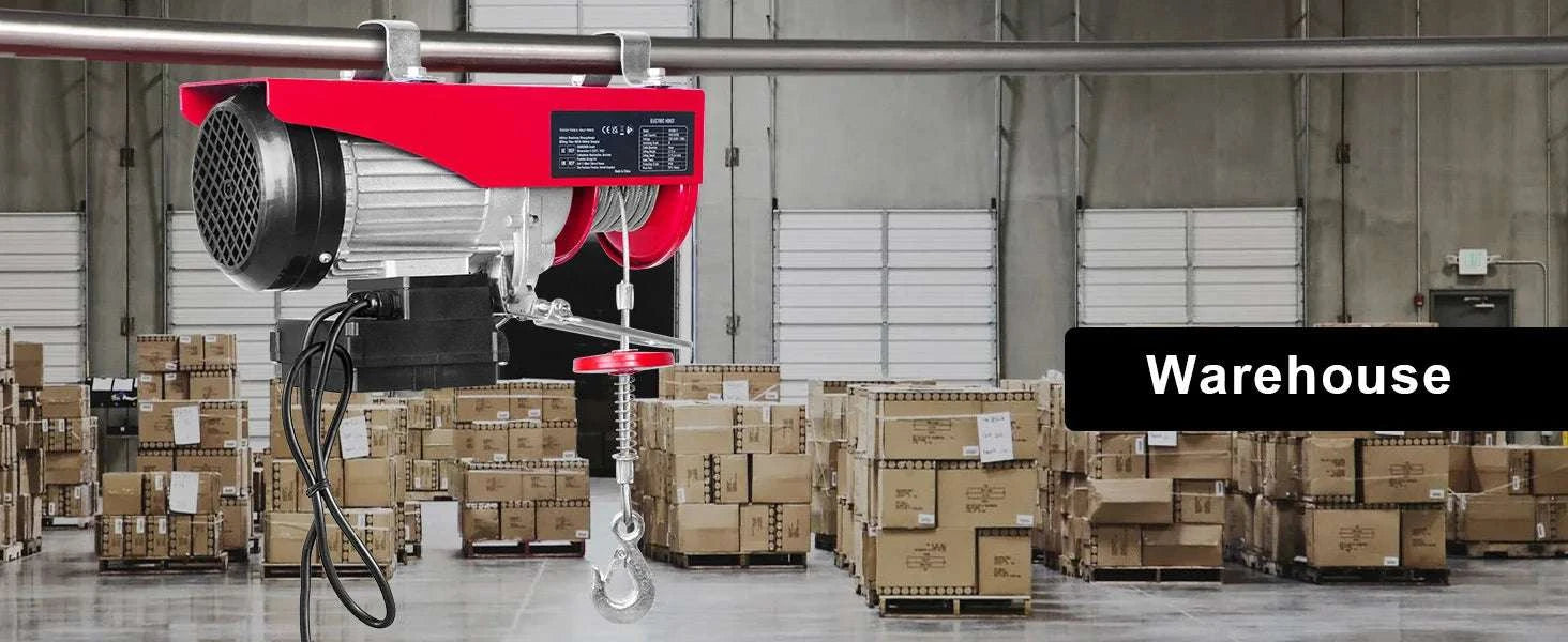 Electric Hoist Winch 400–1000kg with Remote Control for Garage Use-Wireless 600kg / spain