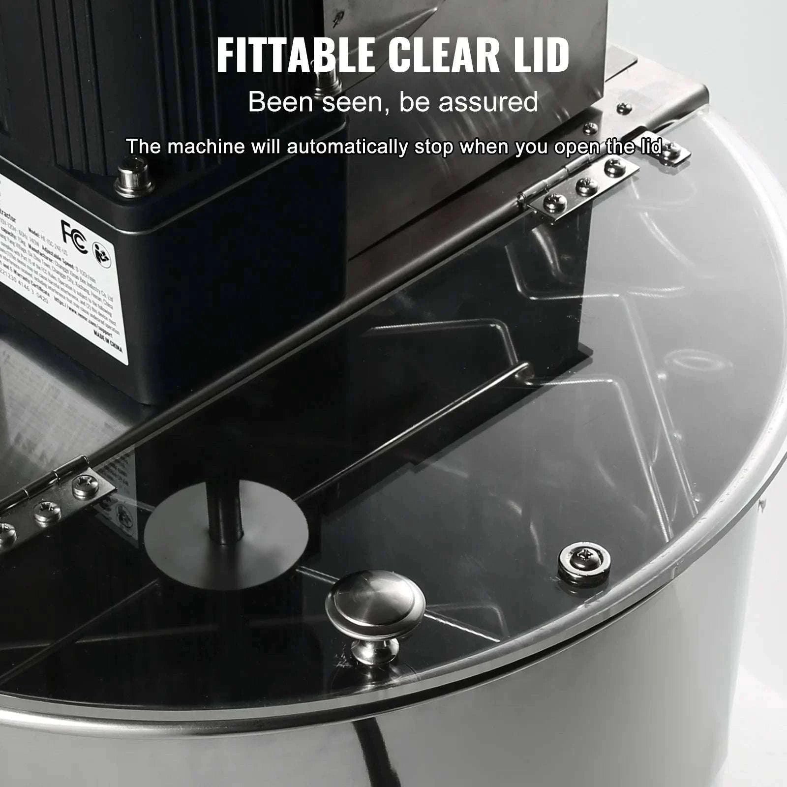 Electric Honey Extractor 2/4 Frame Stainless Steel Beekeeping Spinner-2-4 Frame Electric / GERMANY