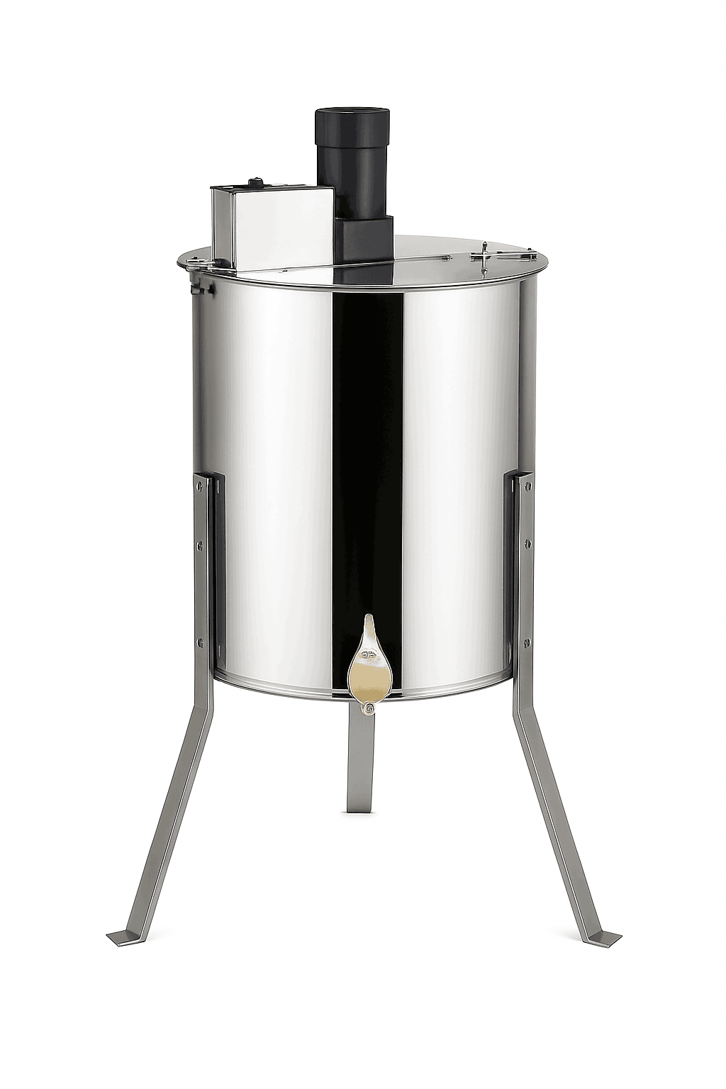 Electric Honey Extractor 4/8 Frames Stainless Steel with Adjustable Stand-18.5in / spain