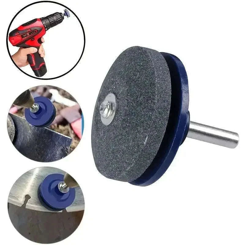 Electric Lawn Mower Sharpener for Clean, Even Blade Edges-Blue