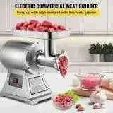Electric Meat Grinder 1100W Stainless Steel Commercial-850W / Canada / 120kg/h
