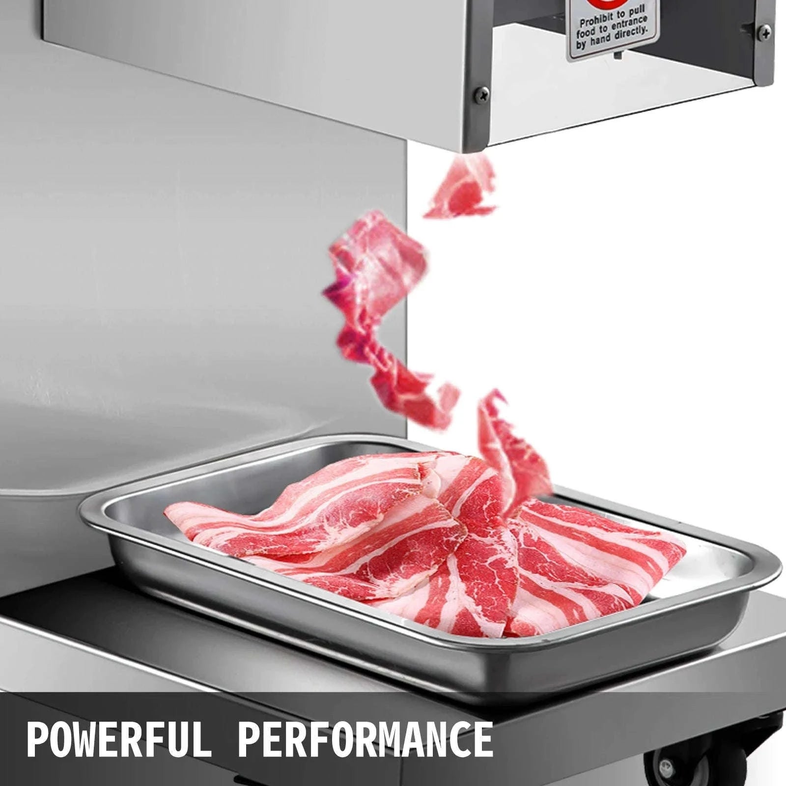 Electric Meat Slicer 750W 3 mm Stainless Steel Cutter-United Kingdom