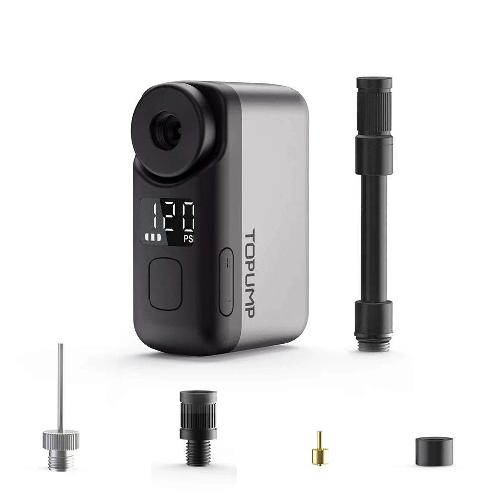 Electric Mini Portable Bike Pump 120PSI with Display-TOPUMP TB2 PRO / United States