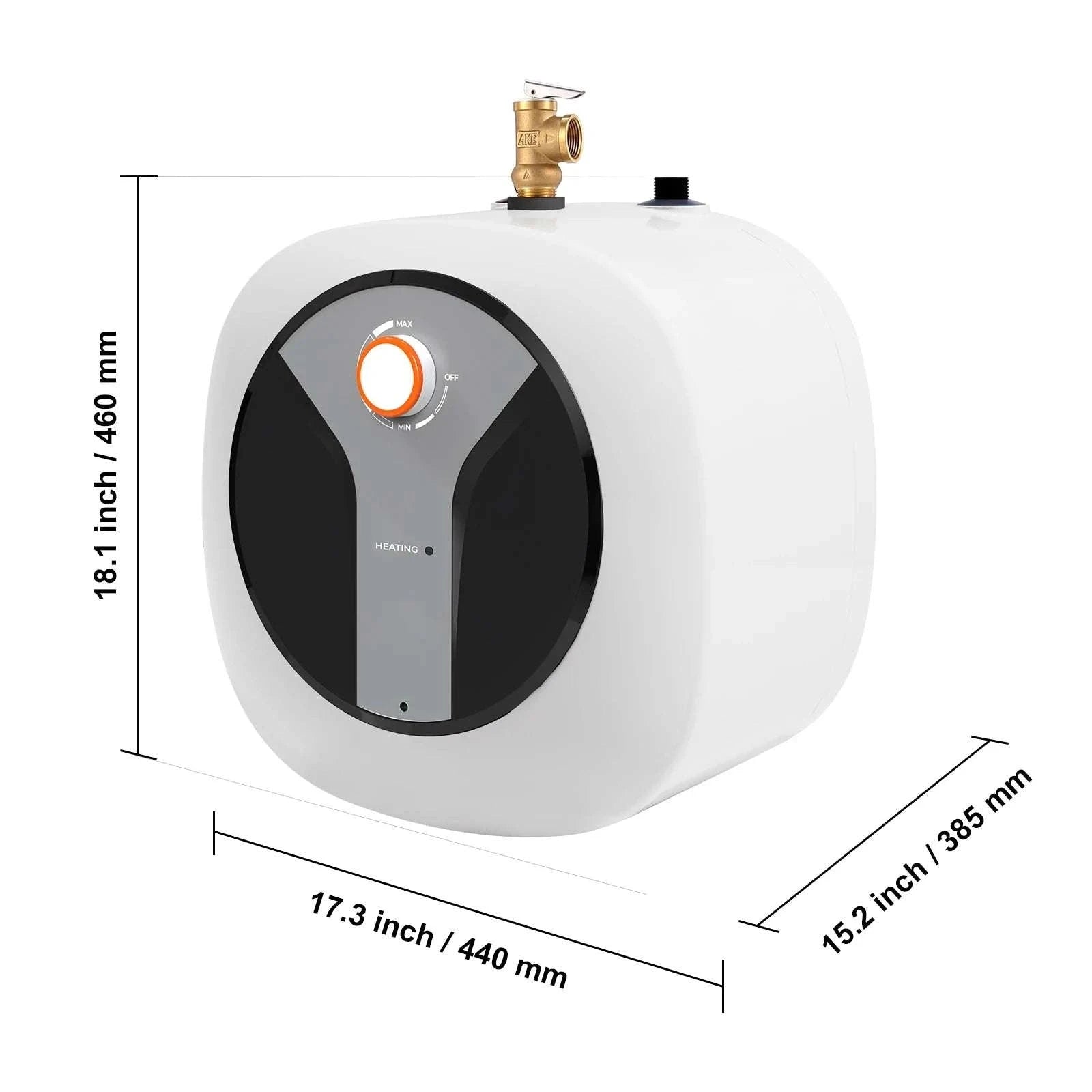 Electric Mini Tank Water Heater 10L 1440W Fast Heating Unit-4Gal / United States