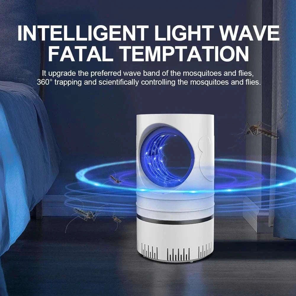 Electric Mosquito Killer Lamp with UV LED and USB Power-black