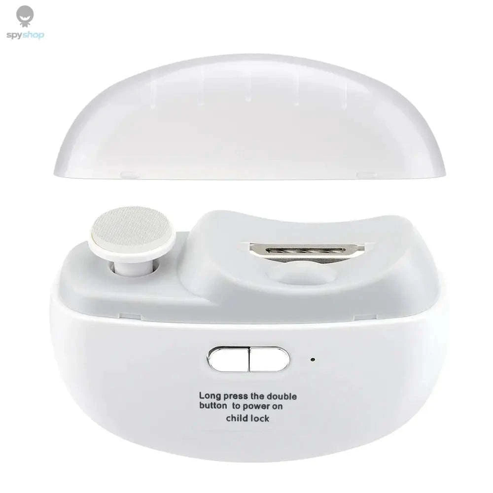 Electric Nail Trimmer & Polisher – LED Precision, Smooth Results, Rechargeable Design-Default Title