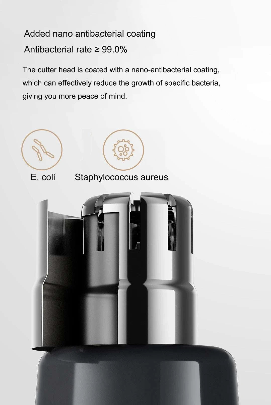 Electric Nose Hair Trimmer Rechargeable Painless Grooming Tool-Mijia nose hair trim / China Mainland
