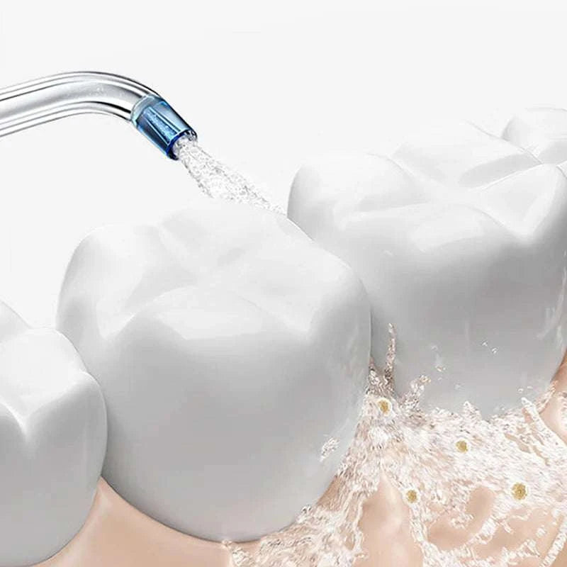 Electric Oral Irrigator with Bubble Pulse Cleaning & 90-Day Battery-Upgraded version