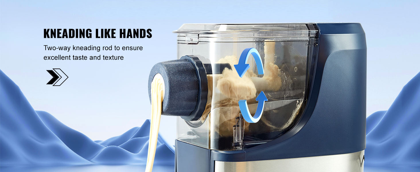 Automatic Electric Pasta Maker with 4 Modes & 500g Capacity