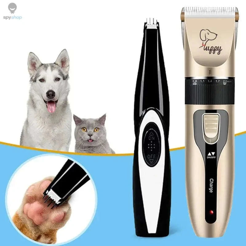 Electric Pet Clipper Grooming Kit – Quiet, Cordless, Precise Trimming-Kit 1 / CHINA