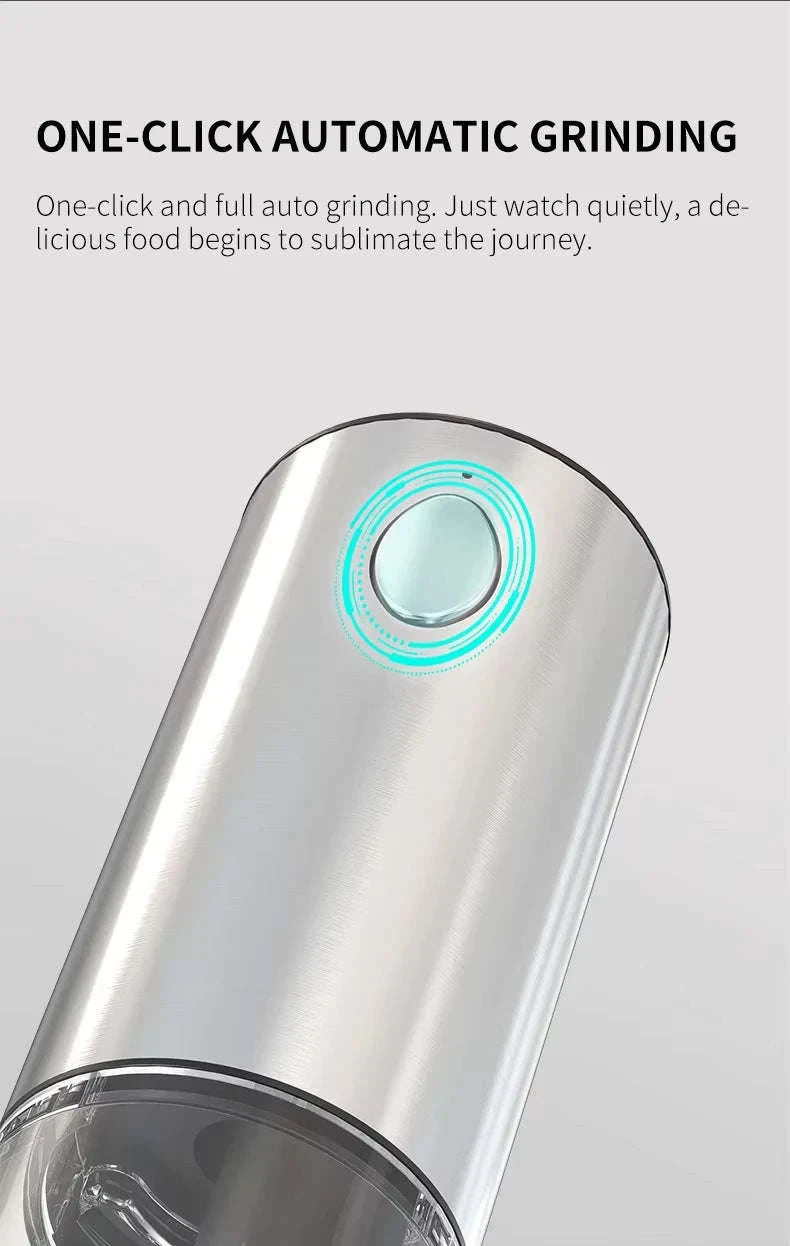 Electric Salt and Pepper Grinder Set with Rechargeable Base-KYMQ-32C-H52