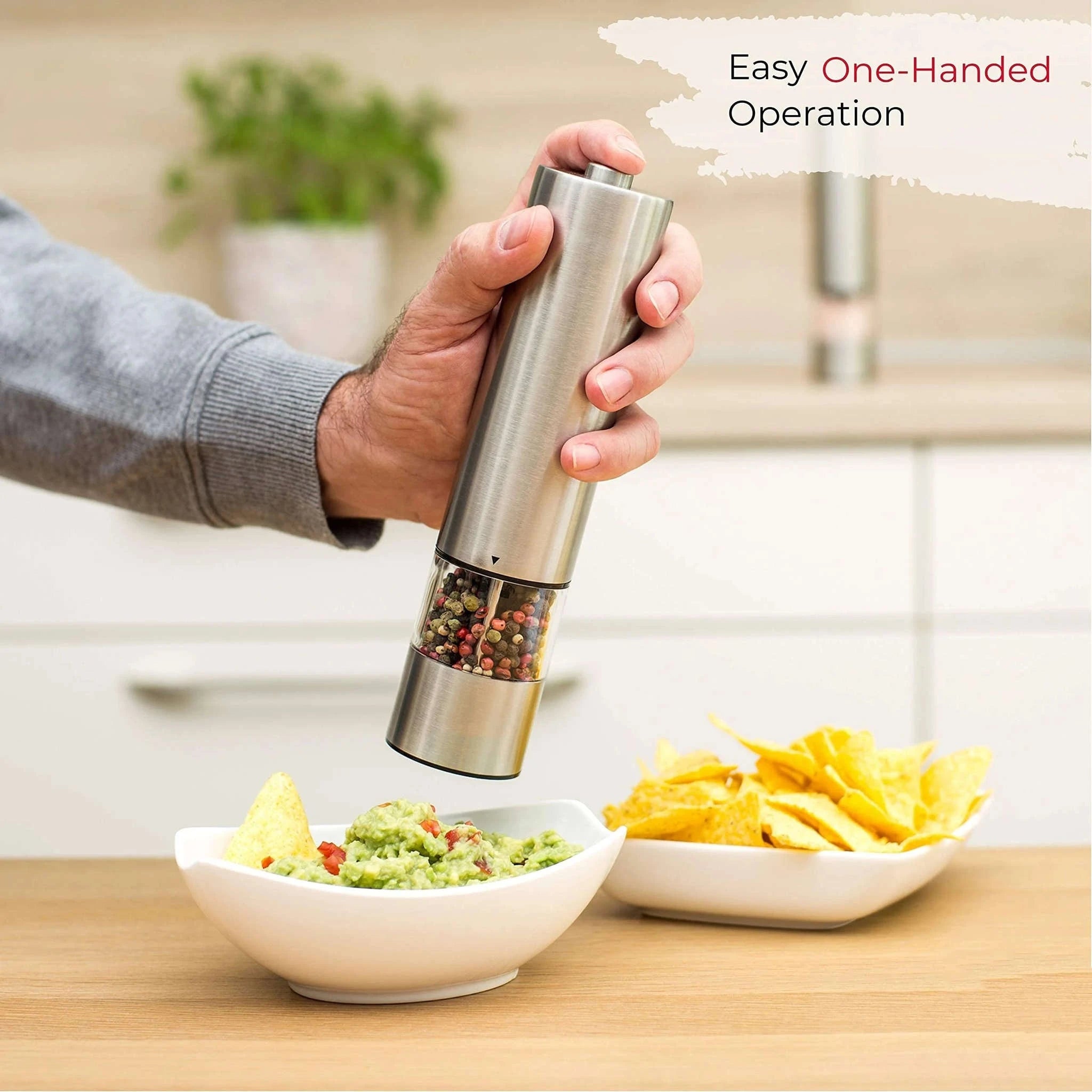 Electric Salt & Pepper Grinder Set-2pcs