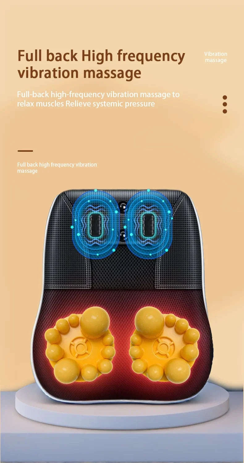 Electric Shiatsu Massage Pillow for Neck and Back-Ordinary model / EU Plug