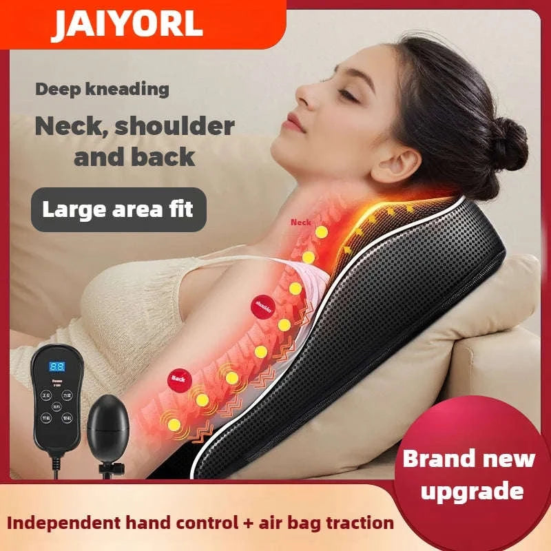 Electric Shiatsu Massage Pillow for Neck and Back-Ordinary model / EU Plug