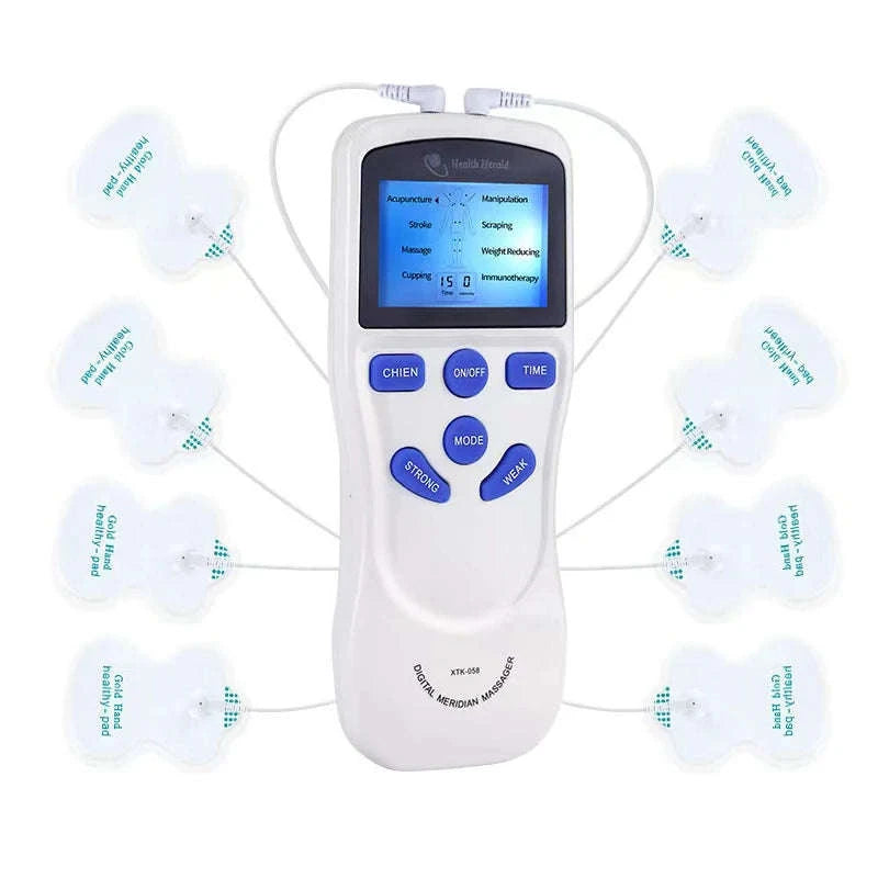 Electric TENS Muscle Stimulator Massager-US PLUG