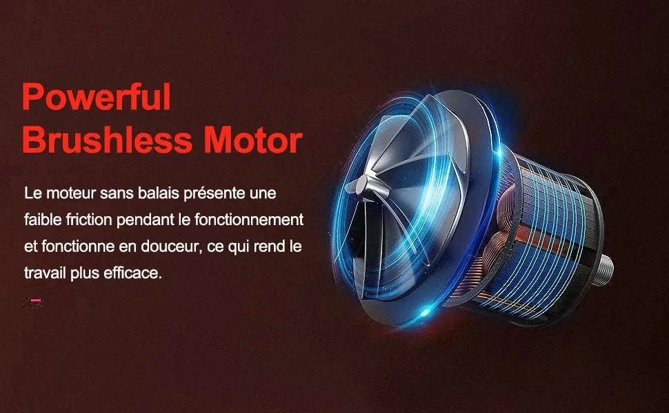 Electric Thread Secateur with 40mm Cutting Capacity and Dual Batteries-Red / two batteries / france