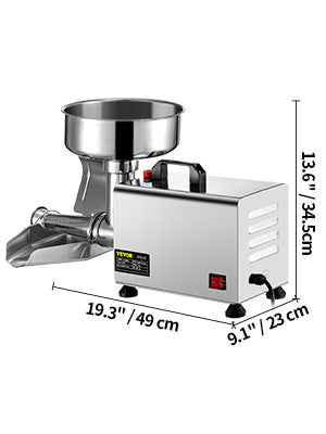 Electric Tomato Strainer & Sauce Maker with 370W Motor