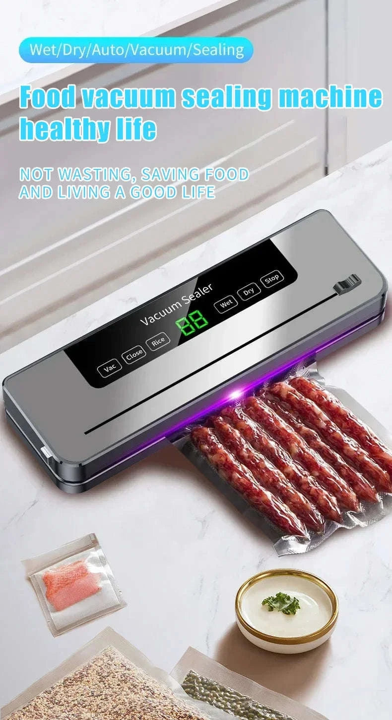Electric Vacuum Sealer with Touch Control and Built‑In Cutter-EU / China Mainland