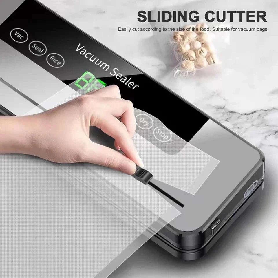 Electric Vacuum Sealer with Touch Control and Built-In Cutter-EU / China Mainland