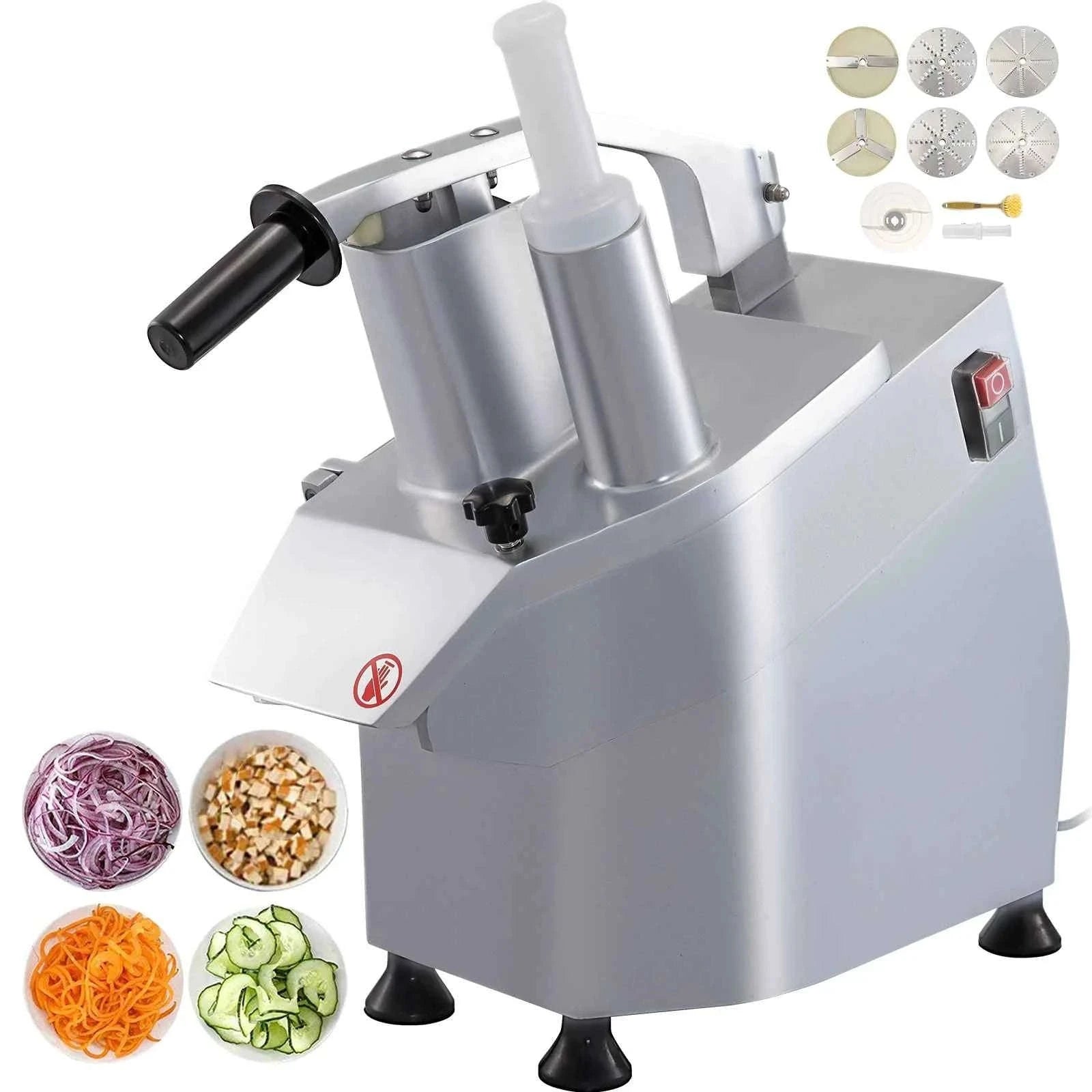Electric Vegetable Cutter with 6 Cutting Disks for Slicing and Shredding-550W / spain