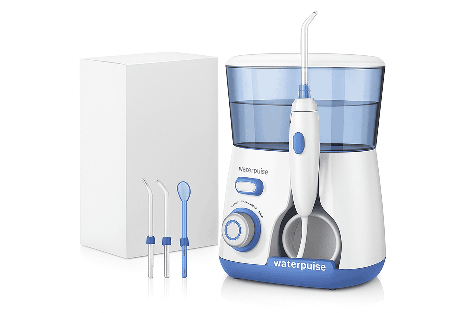 Electric Water Flosser with 5 Tips and 800ml Tank-EU