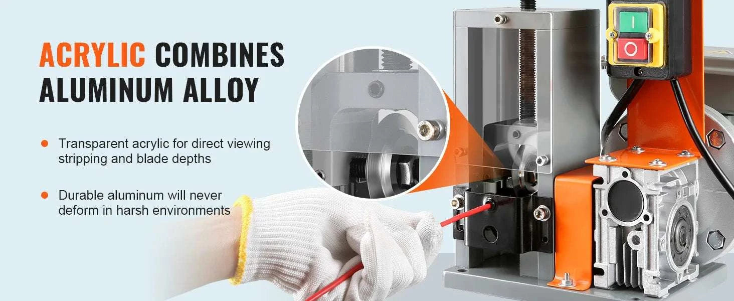 Electric Wire Stripping Machine 1.5–25mm 180W Fast Cable Stripper-1.5-25mm / GERMANY