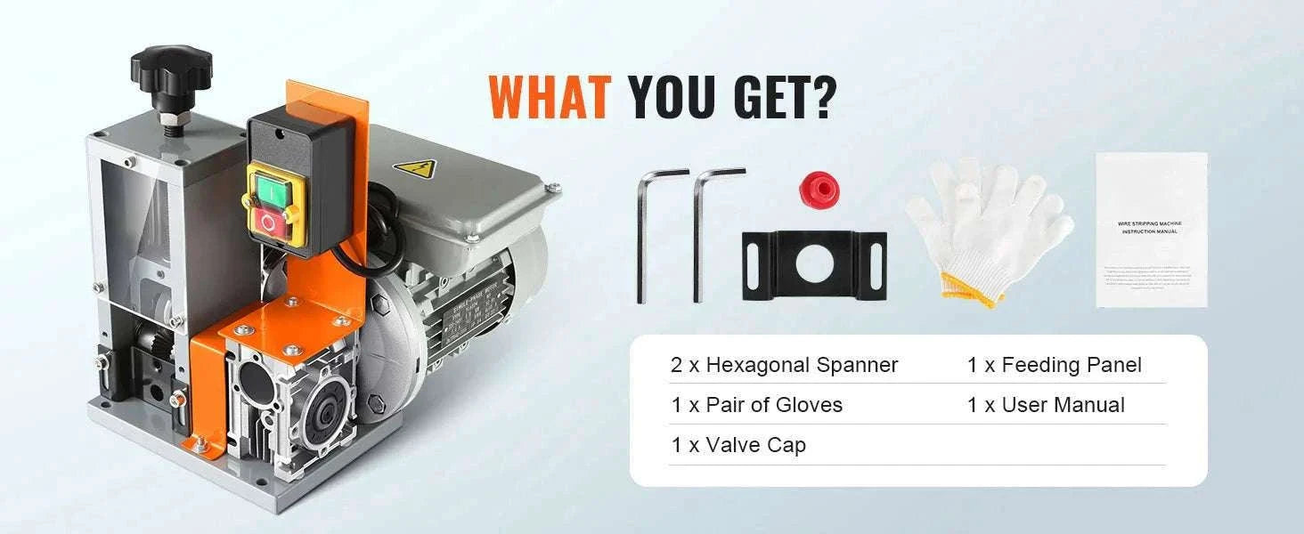 Electric Wire Stripping Machine 1.5–25mm 180W Fast Cable Stripper-1.5-25mm / GERMANY