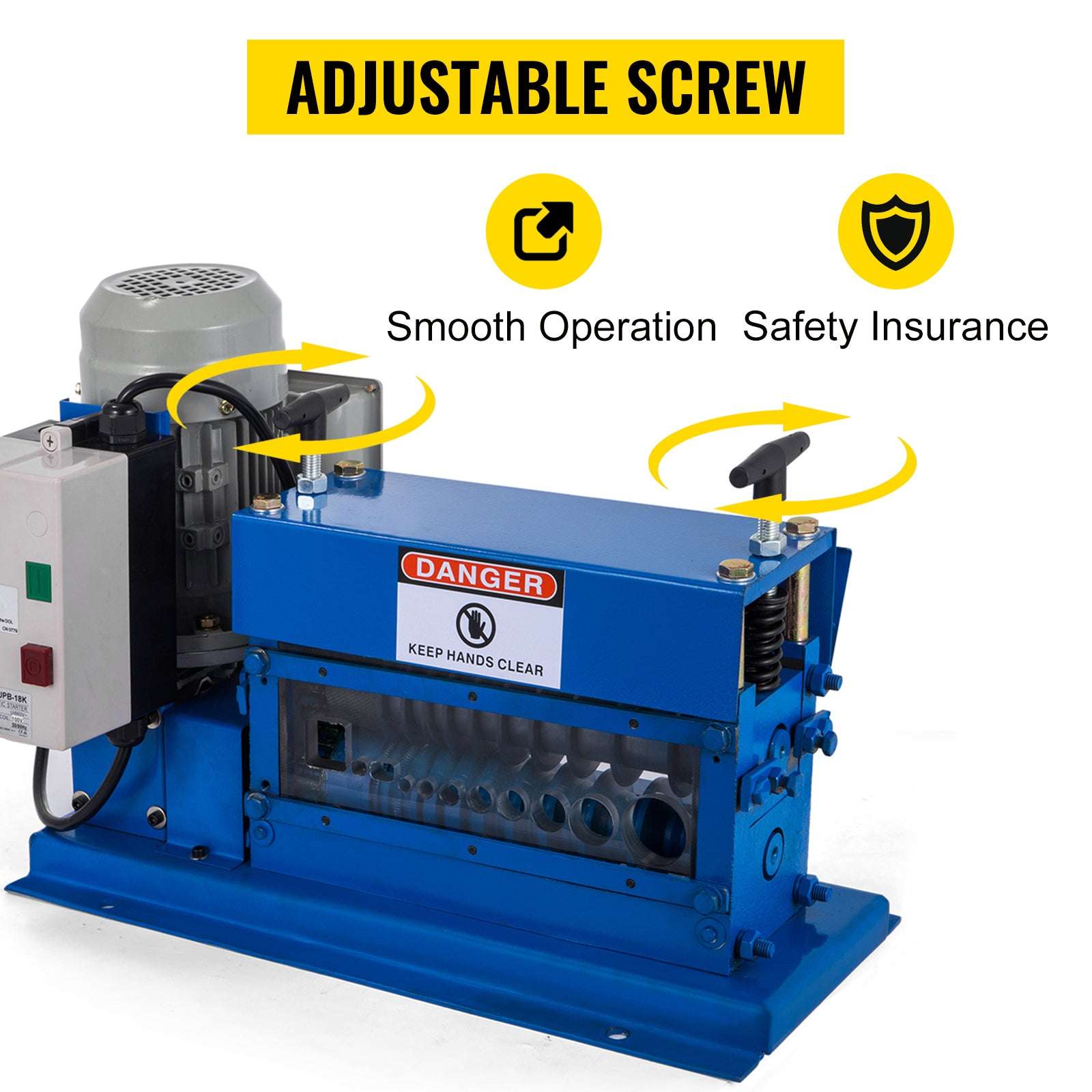 Electric Wire Stripping Machine 370W 11 Channels for Copper Recycling-United States