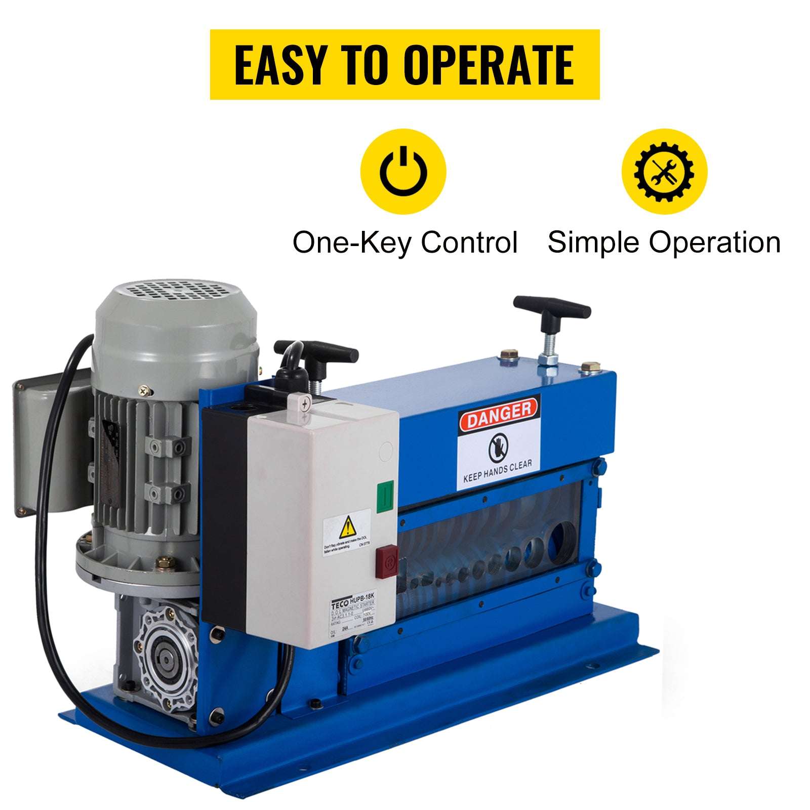 Electric Wire Stripping Machine 370W 11 Channels for Copper Recycling-United States