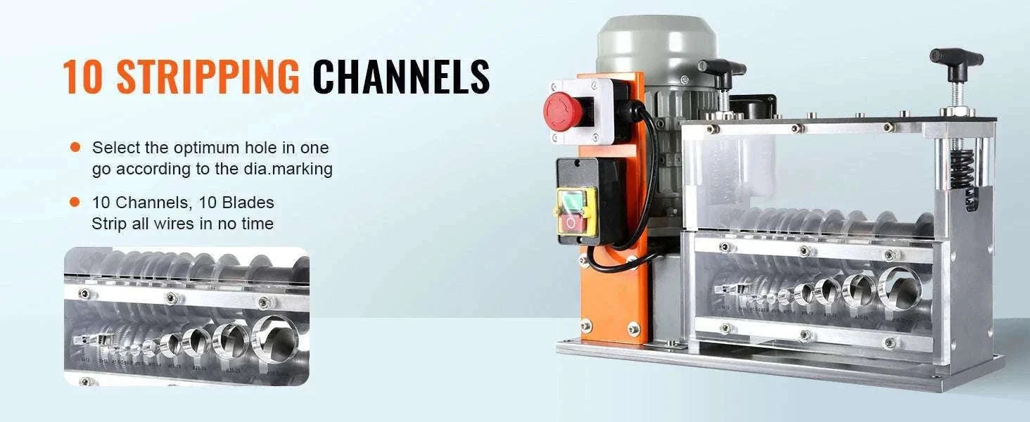 Electric Wire Stripping Machine 750W Cable Stripper 1.5–32mm-1.5 - 32mm / Poland