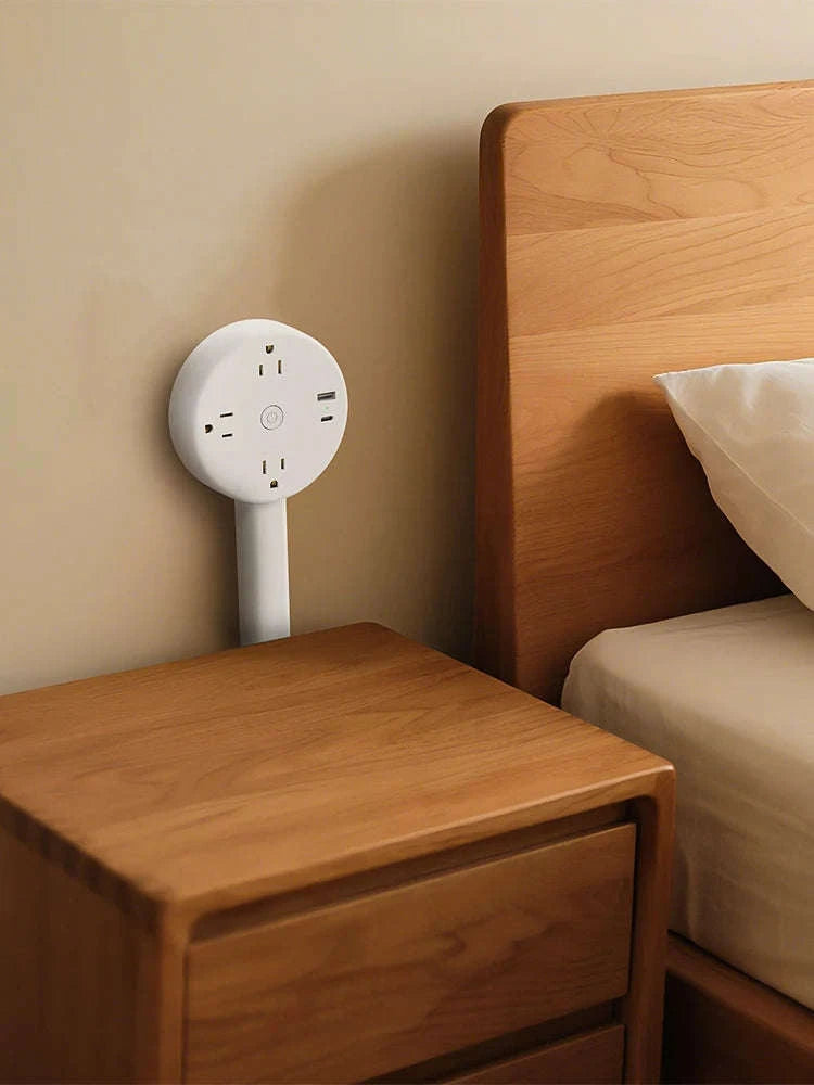 Electrical Outlet Extender Stick with 2 AC Outlets and USB-A/USB-C Ports-Square-CYB001 / US / United States