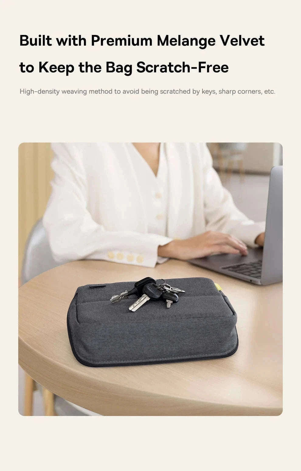 Electronic Organizer Bag for Chargers, Cables & Accessories-GRAY