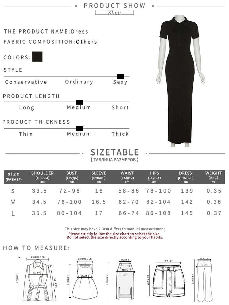Elegant Office Maxi Dress-black / S