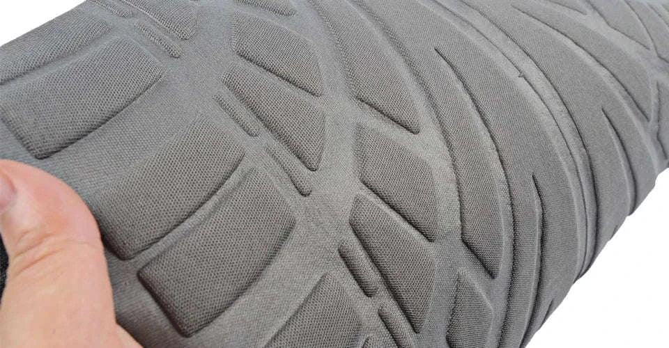 Embossed Tire Track Car Seat Covers by AUTOYOUTH-black 2 pieces